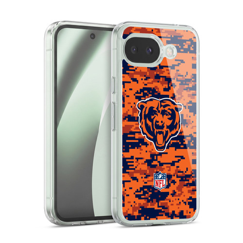 NFL Chicago Bears Graphics Digital Camouflage Soft Gel Case for Google Pixel 10a