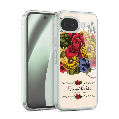 Frida Kahlo Red Florals Vine Soft Gel Case for Google Pixel 10a
