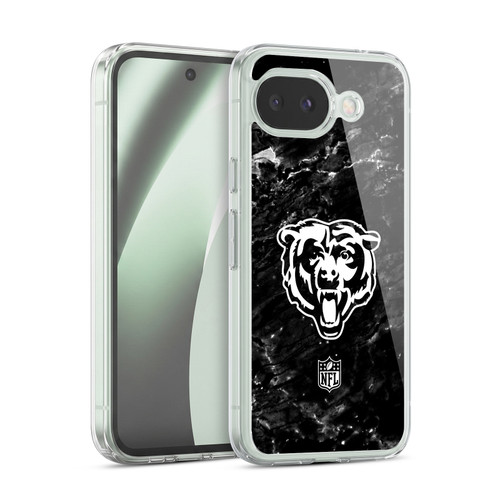 NFL Chicago Bears Artwork Marble Soft Gel Case for Google Pixel 10a