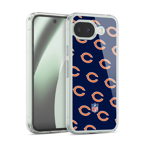 NFL Chicago Bears Artwork Patterns Soft Gel Case for Google Pixel 10a