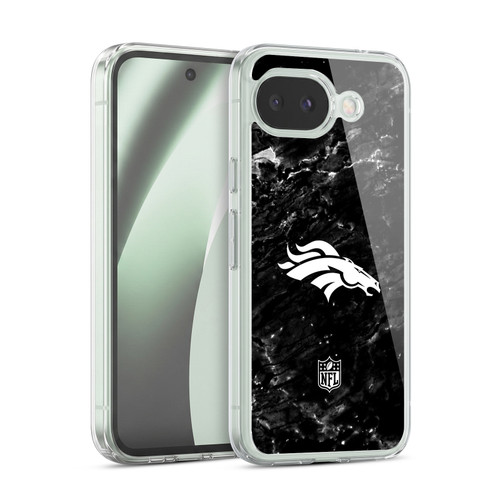 NFL Denver Broncos Artwork Marble Soft Gel Case for Google Pixel 10a
