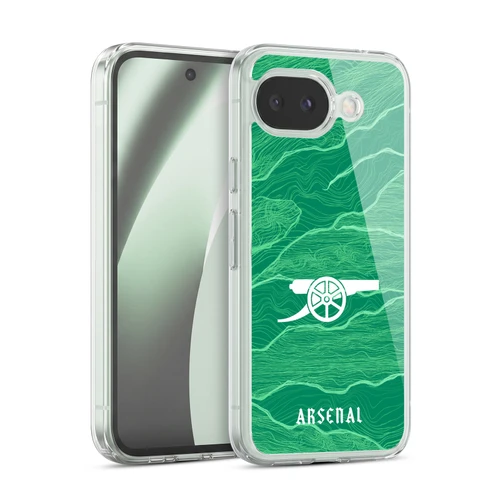 Arsenal FC 2021/22 Crest Kit Away Goalkeeper Soft Gel Case for Google Pixel 10a