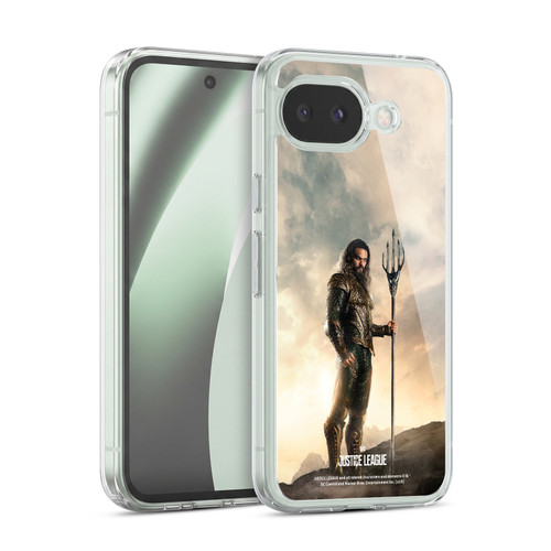 Justice League Movie Character Posters Aquaman Soft Gel Case for Google Pixel 10a