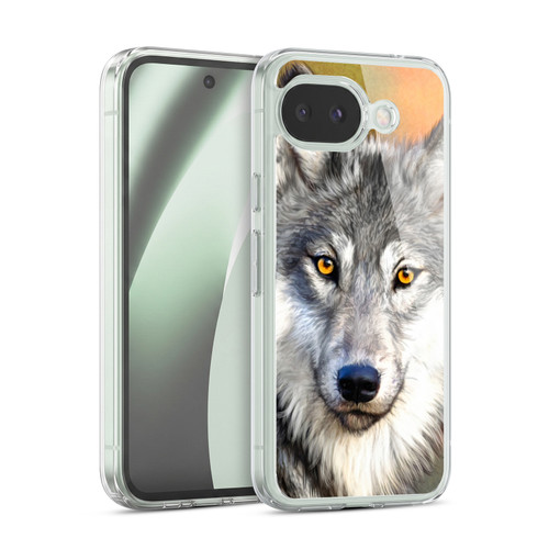 Aimee Stewart Animals Autumn Wolf Soft Gel Case for Google Pixel 10a