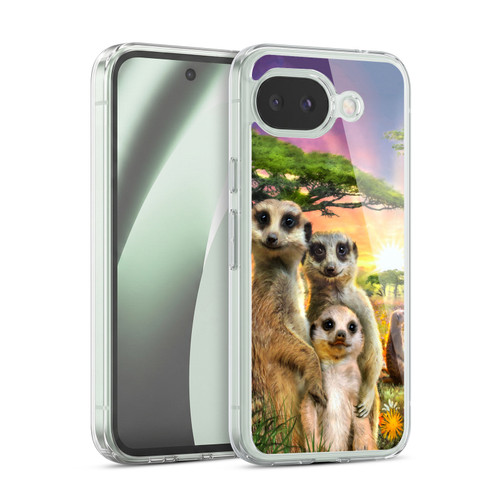 Aimee Stewart Animals Meerkats Soft Gel Case for Google Pixel 10a