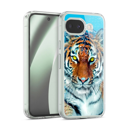 Aimee Stewart Animals Yellow Tiger Soft Gel Case for Google Pixel 10a