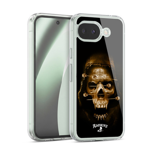 Alchemy Gothic Skull Death Fetish Soft Gel Case for Google Pixel 10a