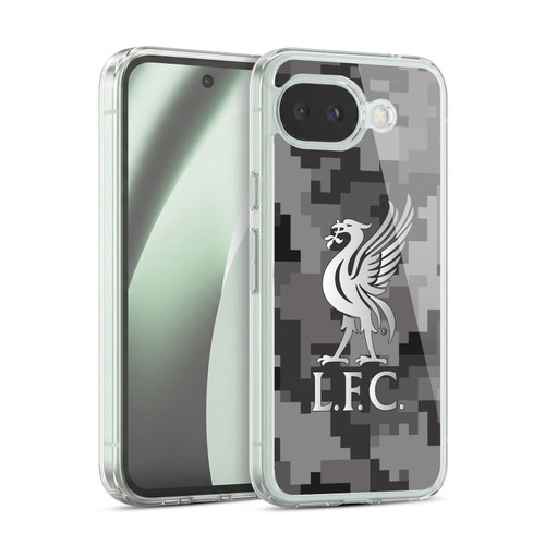 Liverpool Football Club Digital Camouflage Away Colours Soft Gel Case for Google Pixel 10a