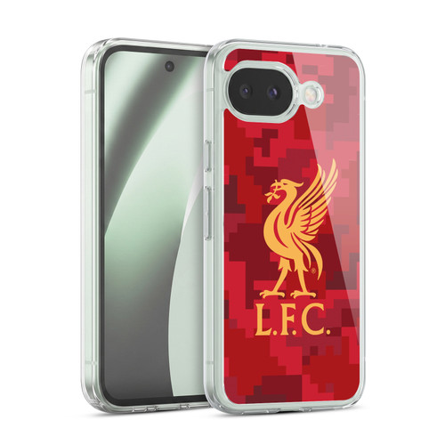 Liverpool Football Club Digital Camouflage Home Red Soft Gel Case for Google Pixel 10a