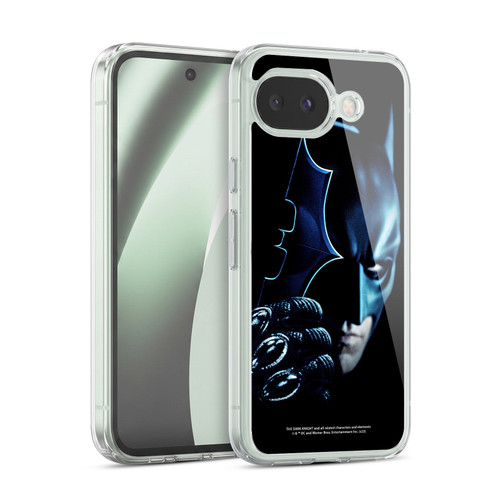 The Dark Knight Key Art Batman Batarang Soft Gel Case for Google Pixel 10a