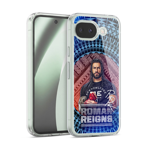 WWE Roman Reigns Tribal Pattern Soft Gel Case for Google Pixel 10a