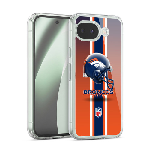 NFL Denver Broncos Logo Helmet Soft Gel Case for Google Pixel 10a