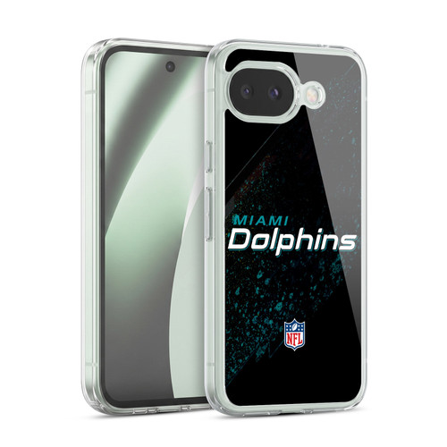 NFL Miami Dolphins Logo Blur Soft Gel Case for Google Pixel 10a