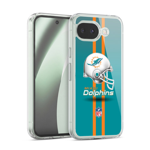 NFL Miami Dolphins Logo Helmet Soft Gel Case for Google Pixel 10a