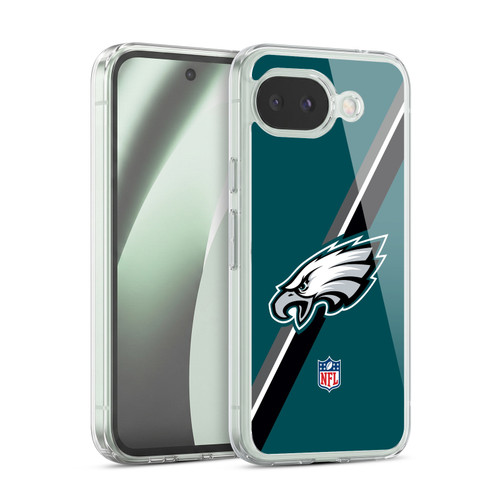 NFL Philadelphia Eagles Logo Stripes Soft Gel Case for Google Pixel 10a