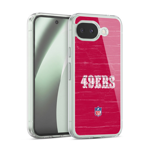 NFL San Francisco 49Ers Logo Distressed Look Soft Gel Case for Google Pixel 10a