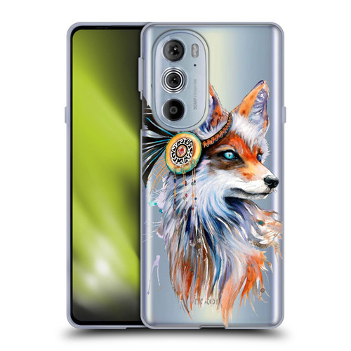 Pixie Cold Animals Fox Soft Gel Case for Motorola Edge X30