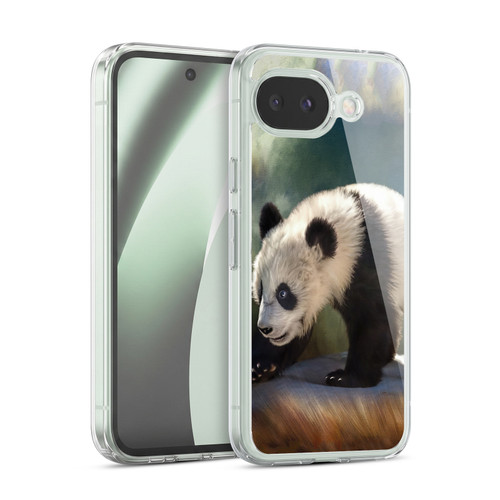 Simone Gatterwe Nature Portraits Panda Bear Soft Gel Case for Google Pixel 10a