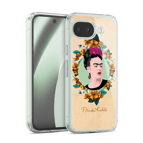 Frida Kahlo Portrait Purple Soft Gel Case for Google Pixel 10a