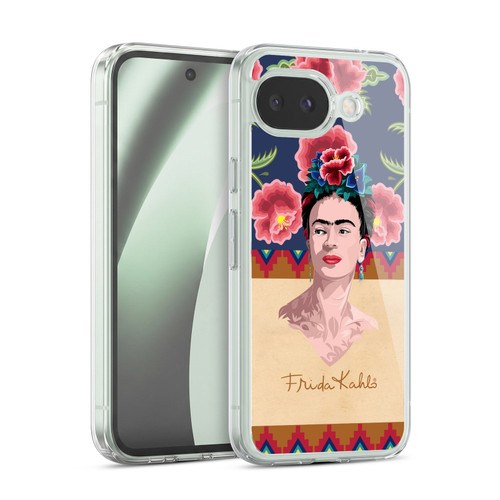 Frida Kahlo Portrait Red Soft Gel Case for Google Pixel 10a