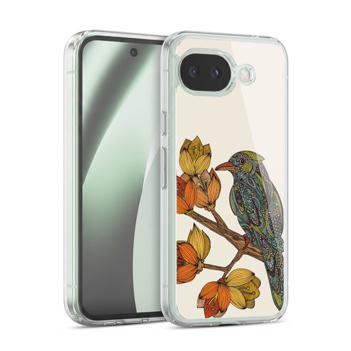 Valentina Birds Autumn Flower Doodle Soft Gel Case for Google Pixel 10a