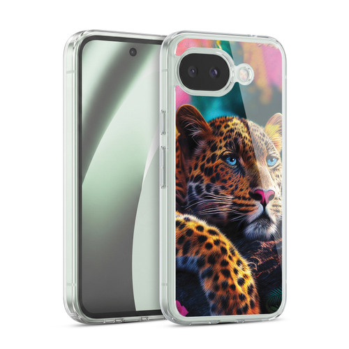 Michael David Ward Animals Reclining Leopard Soft Gel Case for Google Pixel 10a