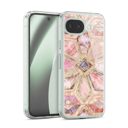 Micklyn Le Feuvre Marble Patterns Gilded Stone Tiles Soft Gel Case for Google Pixel 10a