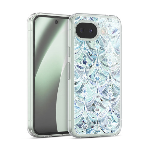 Micklyn Le Feuvre Marble Patterns Ice And Diamonds Art Deco Pattern Soft Gel Case for Google Pixel 10a