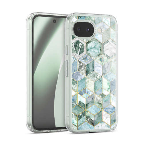 Micklyn Le Feuvre Marble Patterns Jade Honeycomb Soft Gel Case for Google Pixel 10a