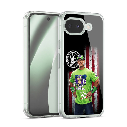 WWE American Flag Superstars John Cena Soft Gel Case for Google Pixel 10a