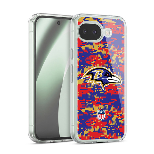 NFL Baltimore Ravens Graphics Digital Camouflage Soft Gel Case for Google Pixel 10a