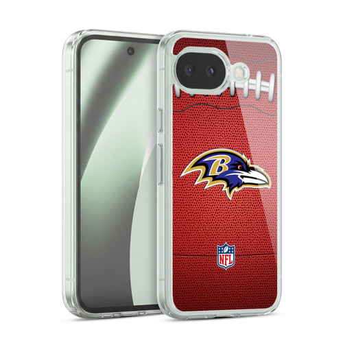 NFL Baltimore Ravens Graphics Football Soft Gel Case for Google Pixel 10a