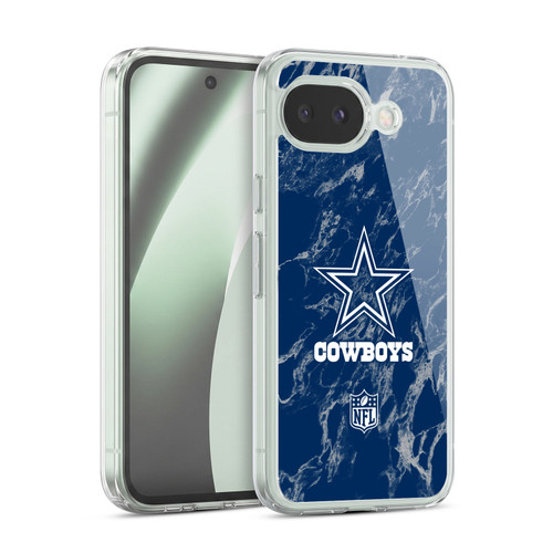 NFL Dallas Cowboys Graphics Coloured Marble Soft Gel Case for Google Pixel 10a