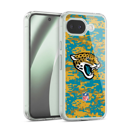 NFL Jacksonville Jaguars Graphics Digital Camouflage Soft Gel Case for Google Pixel 10a