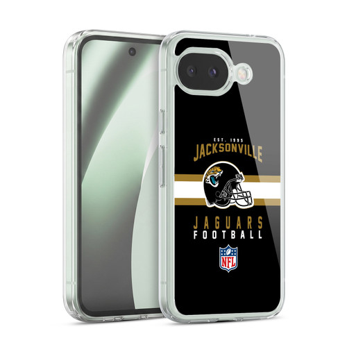 NFL Jacksonville Jaguars Graphics Helmet Typography Soft Gel Case for Google Pixel 10a