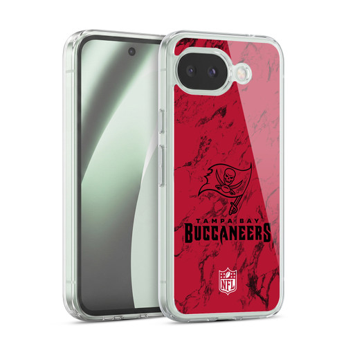 NFL Tampa Bay Buccaneers Graphics Coloured Marble Soft Gel Case for Google Pixel 10a