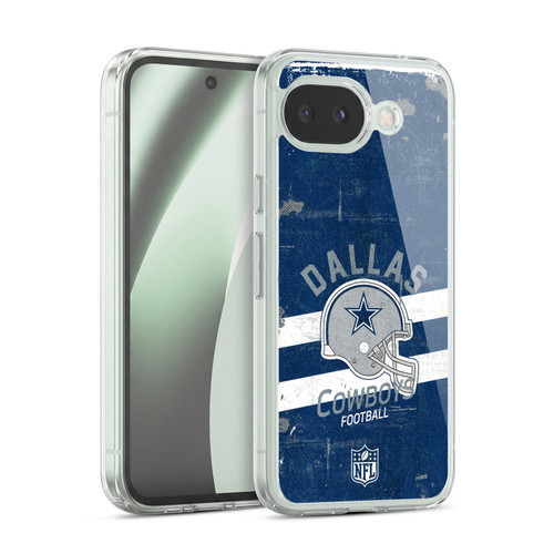 NFL Dallas Cowboys Logo Art Helmet Distressed Soft Gel Case for Google Pixel 10a
