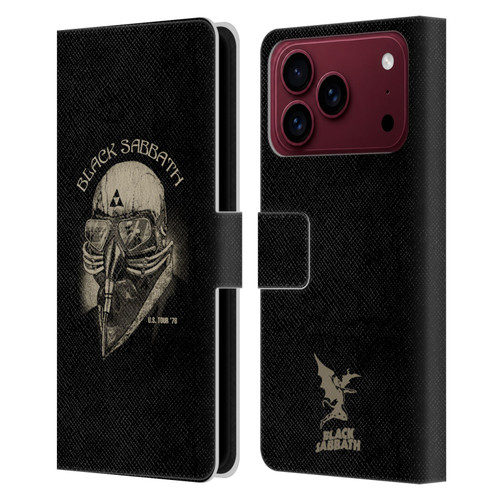 Black Sabbath Key Art US Tour 78 Leather Book Wallet Case Cover For Apple iPhone 18 Pro Max