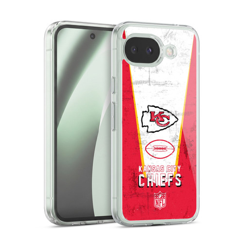 NFL Kansas City Chiefs Logo Art Banner Soft Gel Case for Google Pixel 10a