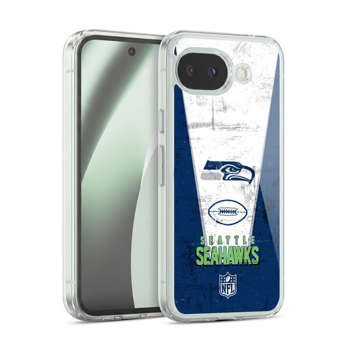 NFL Seattle Seahawks Logo Art Banner Soft Gel Case for Google Pixel 10a