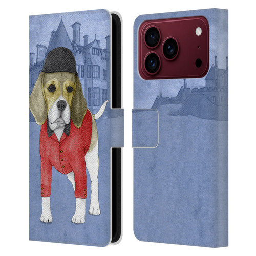 Barruf Dogs Beagle Leather Book Wallet Case Cover For Apple iPhone 18 Pro Max