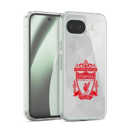 Liverpool Football Club Crest 1 White Geometric 2 Soft Gel Case for Google Pixel 10a
