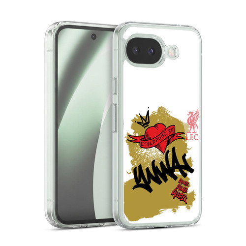 Liverpool Football Club Graffiti Art Full Tag Black Soft Gel Case for Google Pixel 10a