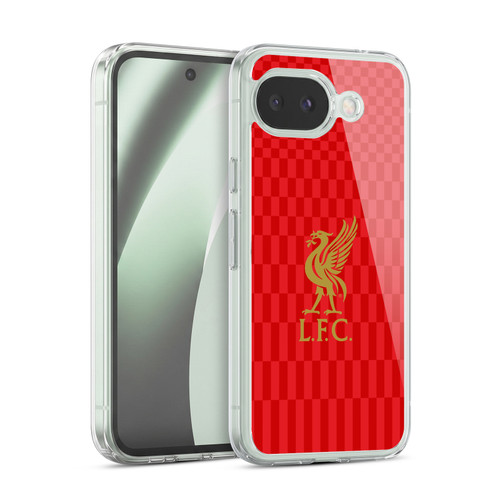 Liverpool Football Club Liver Bird Gold On Red Kit Soft Gel Case for Google Pixel 10a