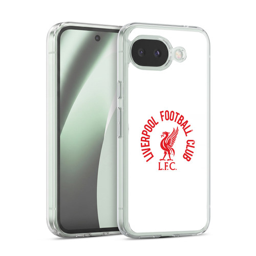 Liverpool Football Club Liver Bird Red LFC On White Soft Gel Case for Google Pixel 10a