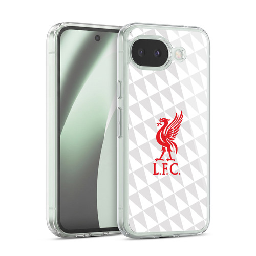 Liverpool Football Club Liver Bird Red On White Kit Soft Gel Case for Google Pixel 10a
