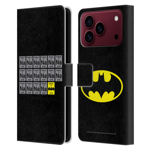 Batman DC Comics Logos Na Na Na Na Leather Book Wallet Case Cover For Apple iPhone 18 Pro Max