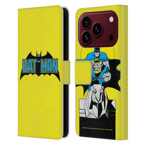 Batman DC Comics Logos Classic 2 Leather Book Wallet Case Cover For Apple iPhone 18 Pro