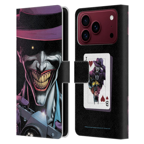 Batman DC Comics Three Jokers The Comedian Leather Book Wallet Case Cover For Apple iPhone 18 Pro Max