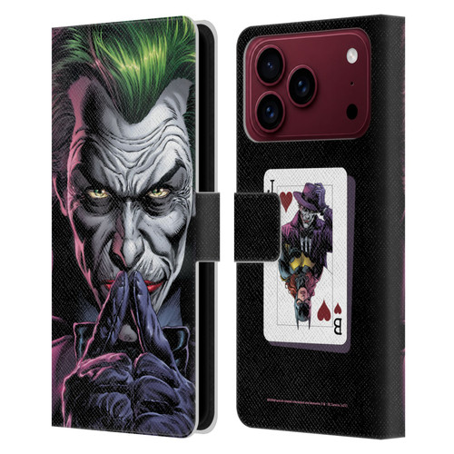 Batman DC Comics Three Jokers The Criminal Leather Book Wallet Case Cover For Apple iPhone 18 Pro Max
